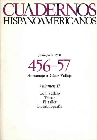 Cuadernos hispanoamericanos N°456-457